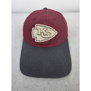Kansas City Chiefs Two Tone Strapback Hat 9twenty New Era Green Brim NFL